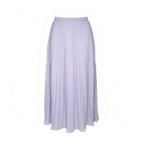 Uniqlo Dresses & Skirts - Uniqlo Lilac Pleated Maxi Skirt Large Flowy Elastic Waist Lined Ballet Fairy
